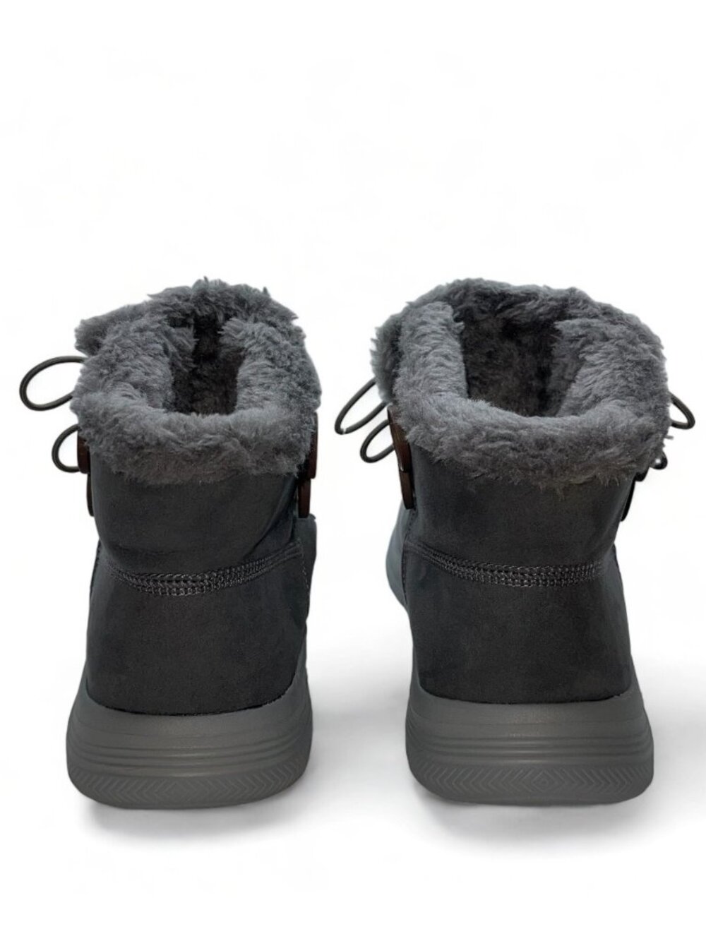 TIOSEBON Women's Winter Ankle Fur Lined Boots Anti-Slip On Resistant Booties Sho - Picture 9 of 14